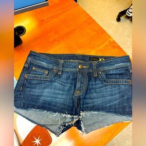 X2 Low Rise Short Shorts | Size 8 | Jean Cutoffs | EUC  Y2K Style Festival Ready